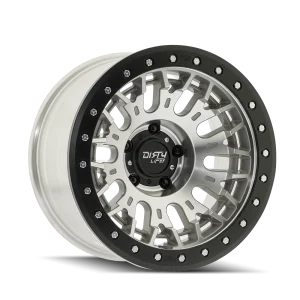 Dirty Life – DT-3 – Silver – 17″x9″ -12mm – Summer Wheels – 9317-7973M